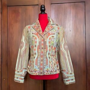 Southwestern Embroidered Jacket 8P